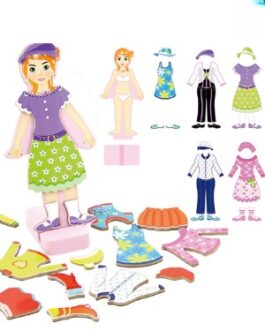 Viga -Magnetic Dress Up Set Girl