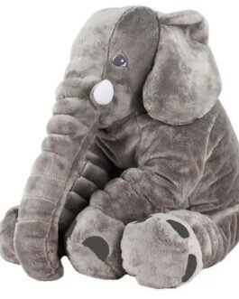 Elephant Pillow – Light Grey
