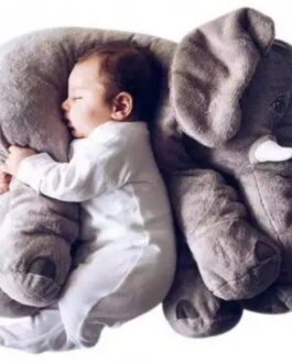 Elephant Pillow – Light Grey