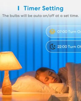 Tuya Smart WiFi LED 9W Bulb E27 Multicolour RGBCW – Alexa / Google / Compatible – Smart Life App