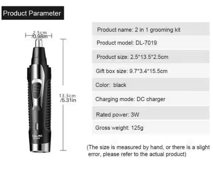 2 in 1 Electric Nose Ear Hair Trimmers - Image 4