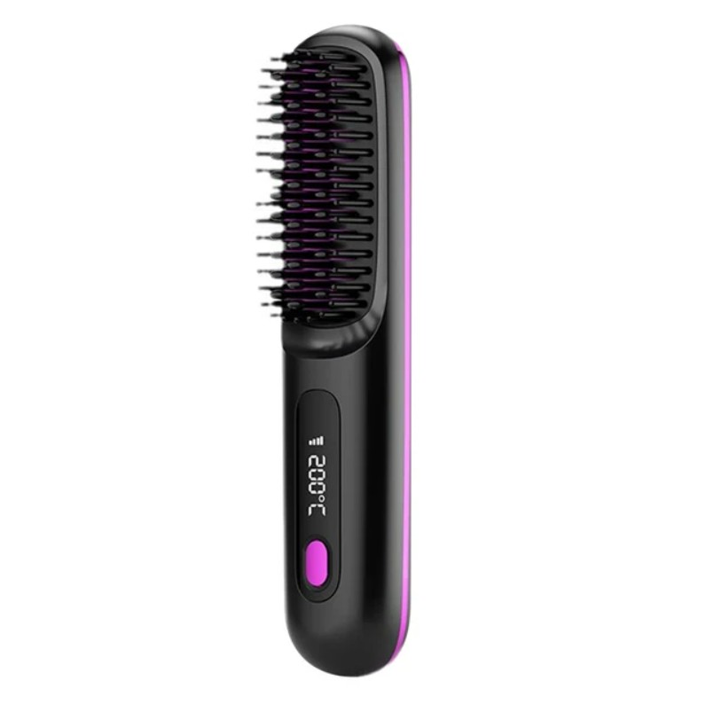 LCD rechargeable wireless straightening comb - Image 4