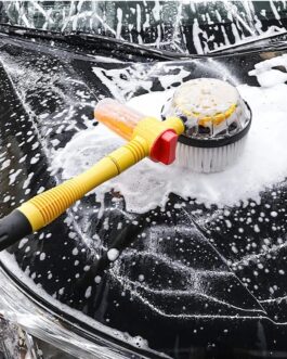 Long Handle Automatic Foaming Water Power Car Wash Brush Chenille Microfiber Car Wash Mop