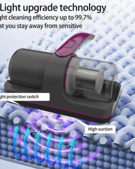 Ultraviolet Mite Removal Instrument Vacuum Cleaner Cordless Handheld Vacuum For Mattress Sofa Bed Home Detachable Filter