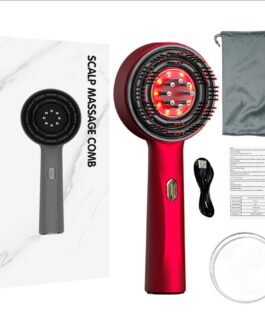 Electric Vibration Massage Comb Portable Hair Follicle Comb
